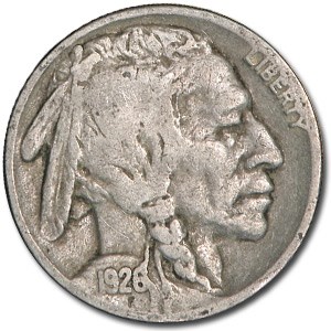 1926 Buffalo Nickel Good+