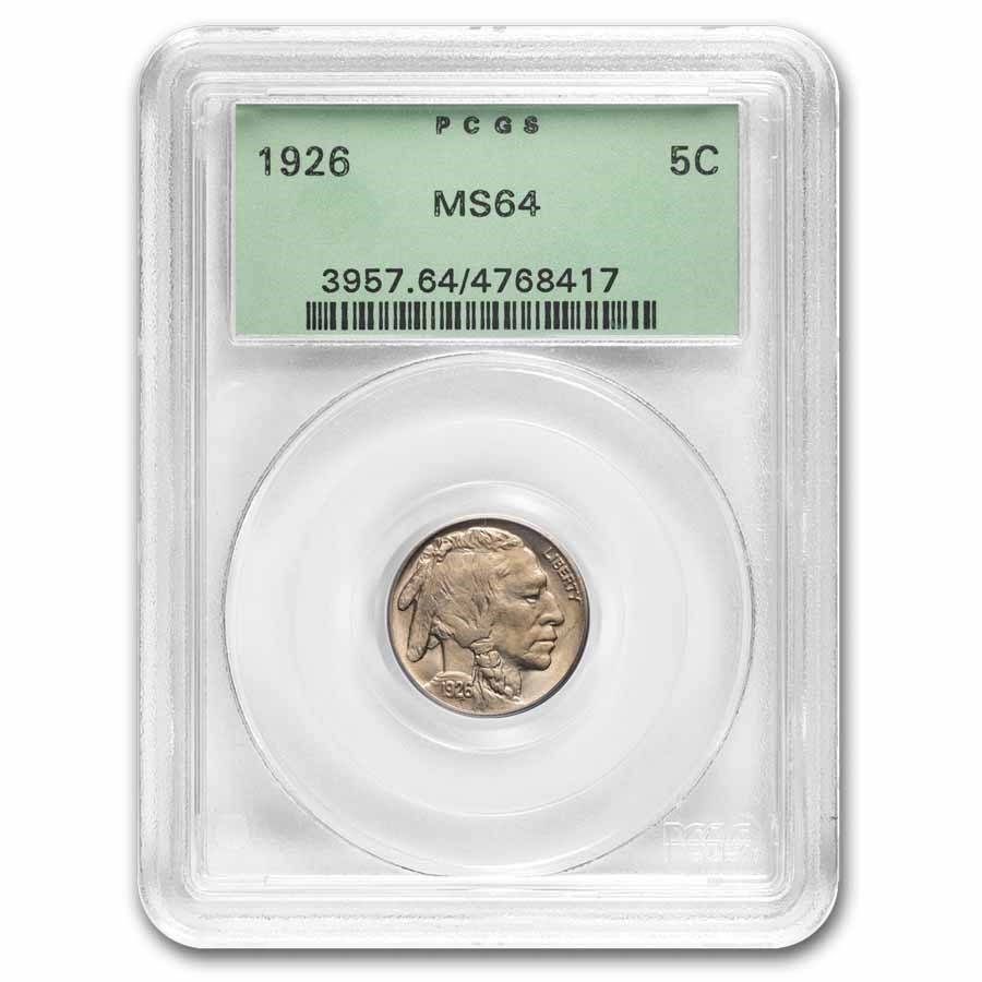 1926 Buffalo Nickel MS-64 PCGS