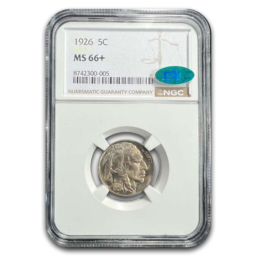 1926 Buffalo Nickel MS-66+ NGC CAC