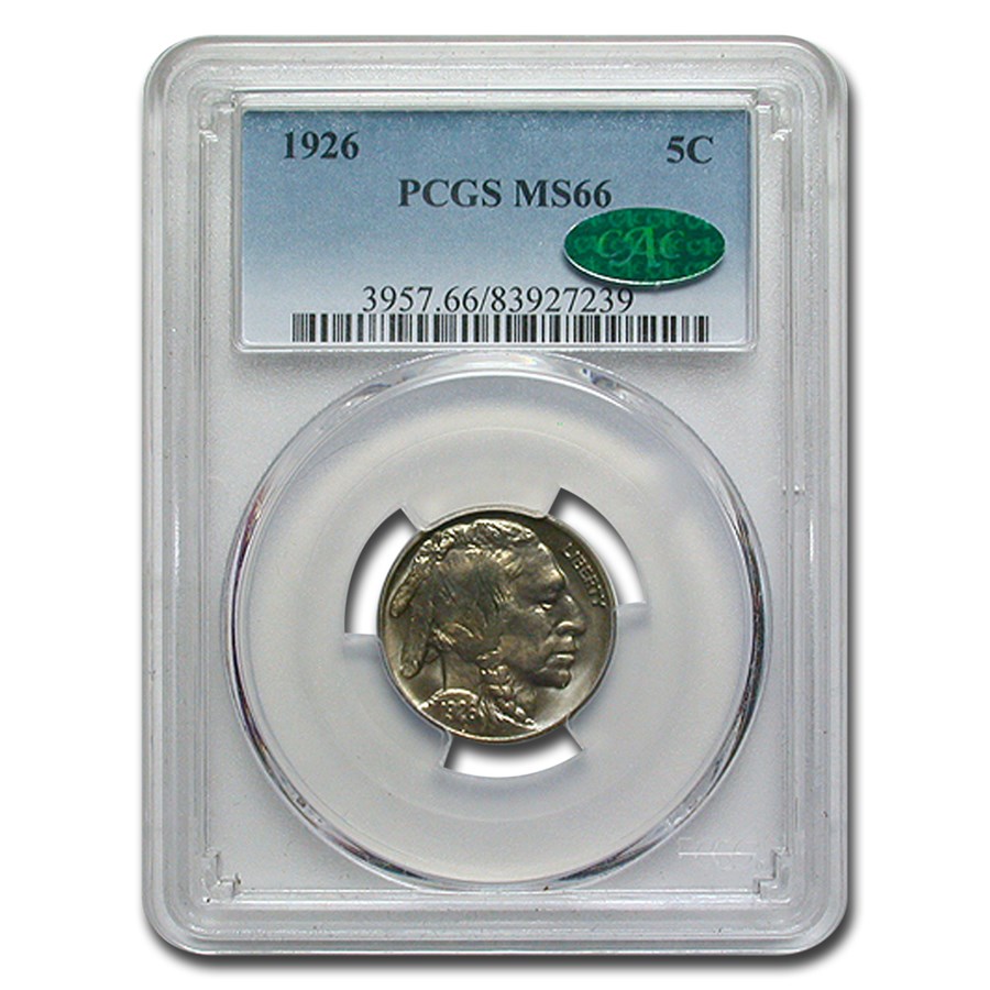 1926 Buffalo Nickel MS-66 PCGS CAC