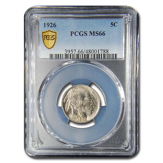 1926 Buffalo Nickel MS-66 PCGS 1926 Buffalo Nickel MS-66 PCGS