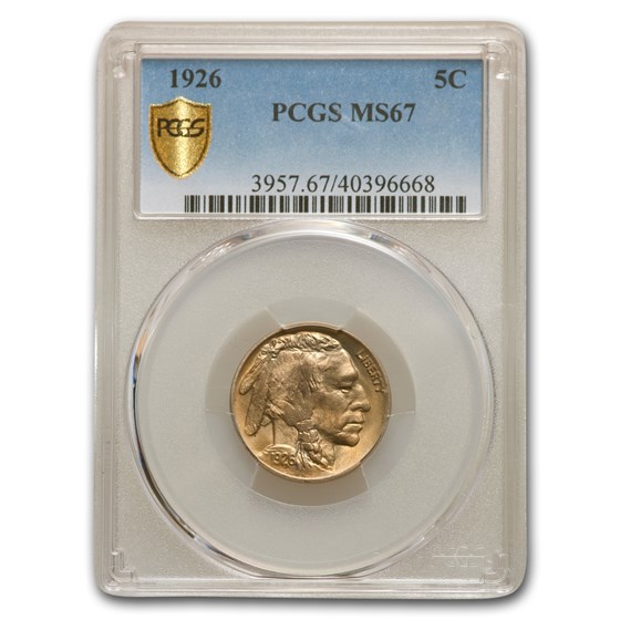 1926 Buffalo Nickel MS-67 PCGS 1926 Buffalo Nickel MS-67 PCGS
