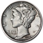 1926-D Mercury Dime AU