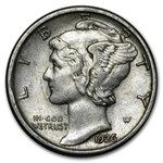 1926-D Mercury Dime XF