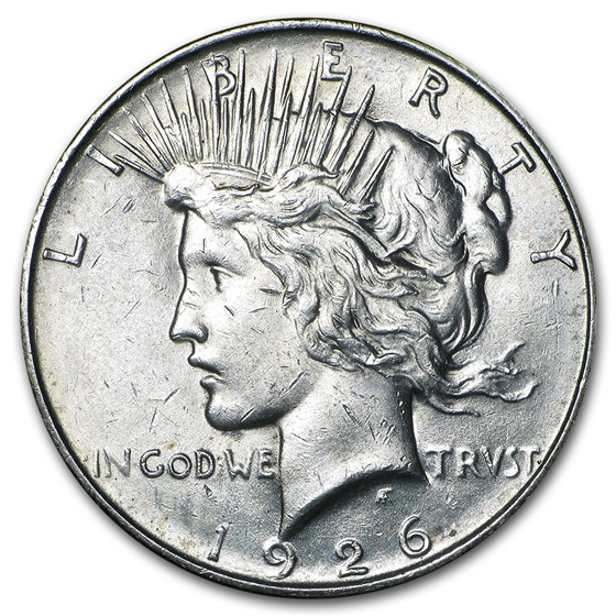 1926-D Peace Dollar AU 1926-D Peace Dollar AU