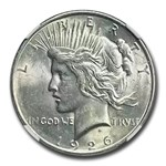 1926-D Peace Dollar MS-62 NGC