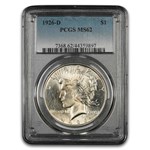 1926-D Peace Dollar MS-62 PCGS