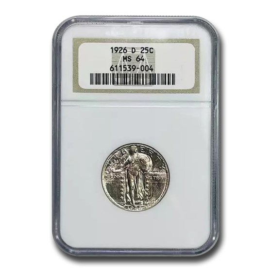 1926-D Standing Liberty Quarter MS-64 NGC 1926-D Standing Liberty Quarter MS-64 NGC