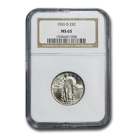 1926-D Standing Liberty Quarter MS-65 NGC 1926-D Standing Liberty Quarter MS-65 NGC