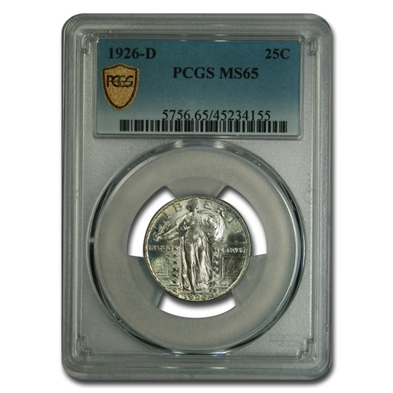 1926-D Standing Liberty Quarter MS-65 PCGS 1926-D Standing Liberty Quarter MS-65 PCGS