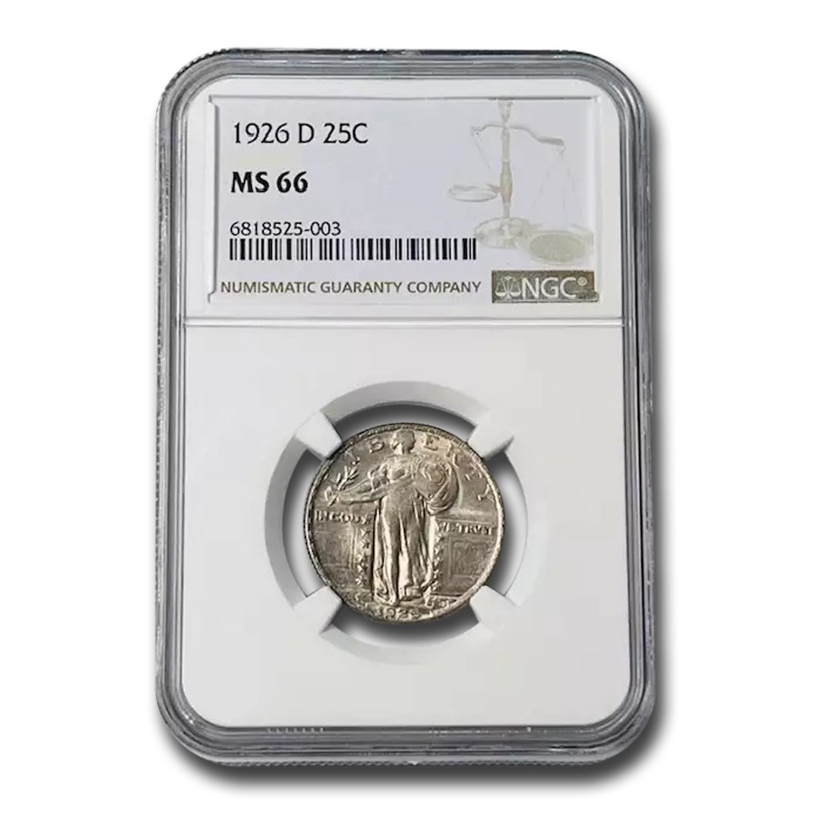 1926-D Standing Liberty Quarter MS-66 NGC