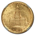 1926 Gold $2.50 America Sesquicentennial AU-58 NGC