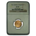 1926 Gold $2.50 America Sesquicentennial AU-58 NGC