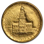1926 Gold $2.50 America Sesquicentennial AU Details (Cleaned)