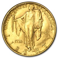 1926 Gold $2.50 America Sesquicentennial BU