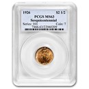 1926 Gold $2.50 America Sesquicentennial MS-63 PCGS 1926 Gold $2.50 America Sesquicentennial MS-63 PCGS