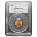 1926 Gold $2.50 America Sesquicentennial MS-63 PCGS