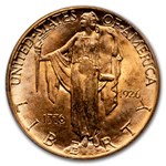 1926 Gold $2.50 America Sesquicentennial MS-63 PCGS
