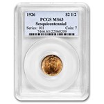 1926 Gold $2.50 America Sesquicentennial MS-63 PCGS