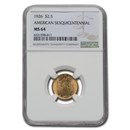 1926 Gold $2.50 America Sesquicentennial MS-64 NGC 1926 Gold $2.50 America Sesquicentennial MS-64 NGC