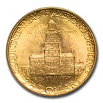 1926 Gold $2.50 America Sesquicentennial MS-64 PCGS CAC