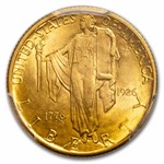 1926 Gold $2.50 America Sesquicentennial MS-64 PCGS