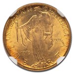 1926 Gold $2.50 America Sesquicentennial MS-65 NGC