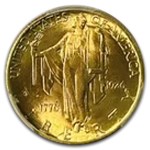 1926 Gold $2.50 America Sesquicentennial MS-65+ PCGS CAC