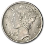 1926 Mercury Dime AU
