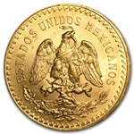 1926 Mexico Gold 50 Pesos BU