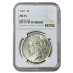 1926 Peace Dollar AU-55 NGC