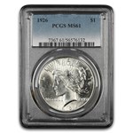 1926 Peace Dollar MS-61 PCGS