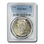 1926 Peace Dollar MS-63 PCGS (Toned)