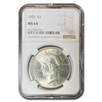 1926 Peace Dollar MS-64 NGC