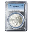 1926 Peace Dollar MS-65 PCGS