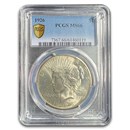 1926 Peace Dollar MS-66 PCGS