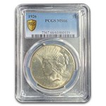 1926 Peace Dollar MS-66 PCGS