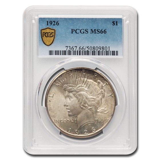 1926 Peace Dollar MS-66 PCGS 1926 Peace Dollar MS-66 PCGS
