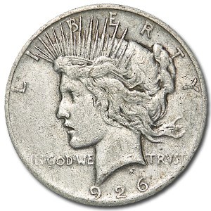 1926 Peace Dollar VG/VF