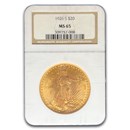 1926-S $20 St Gaudens Gold Double Eagle MS-65 NGC