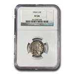 1926-S Buffalo Nickel VF-20 NGC