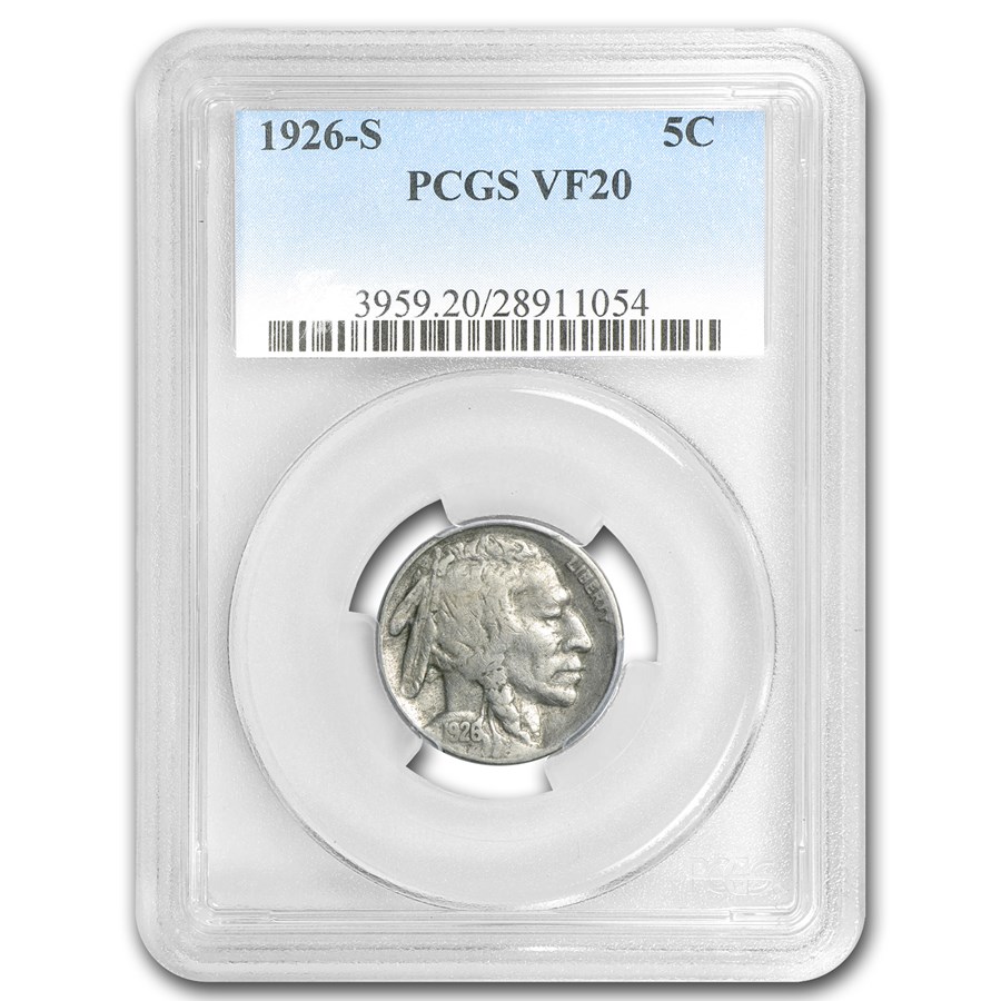 1926-S Buffalo Nickel VF-20 PCGS