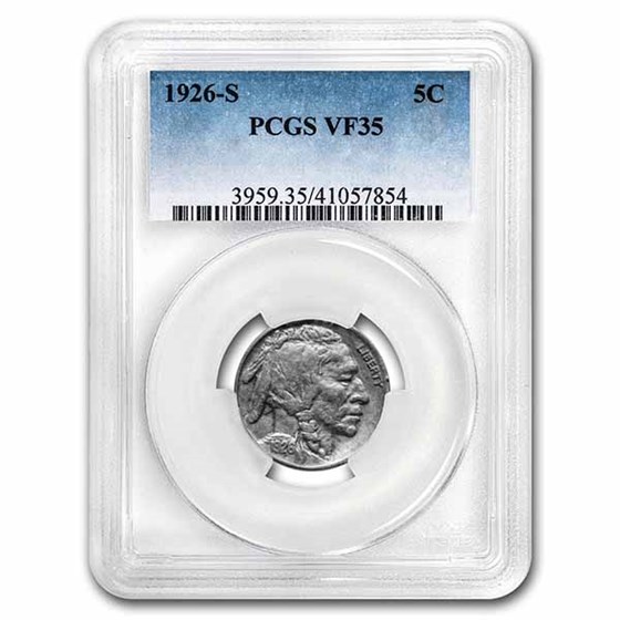 1926-S Buffalo Nickel VF-35 PCGS 1926-S Buffalo Nickel VF-35 PCGS