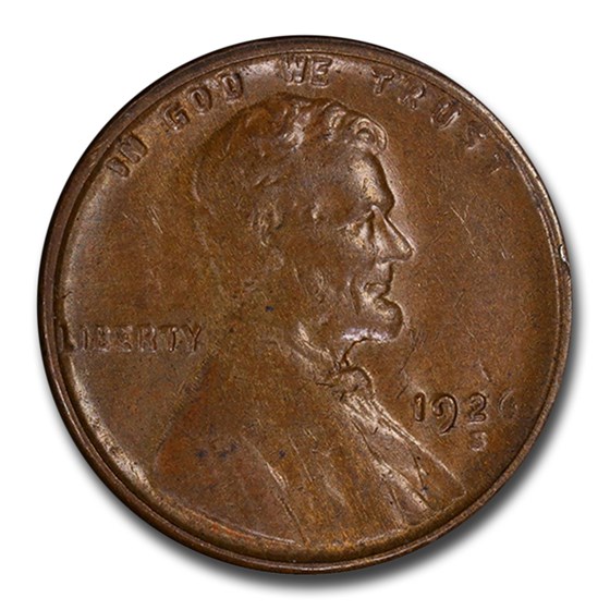 1926-S Lincoln Cent AU-58 PCGS 1926-S Lincoln Cent AU-58 PCGS