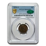 1926-S Lincoln Cent MS-64 PCGS CAC (Brown)