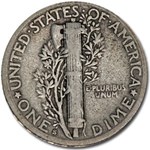 1926-S Mercury Dime Fine