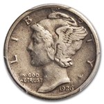 1926-S Mercury Dime VF-35 PCGS