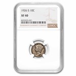1926-S Mercury Dime XF-40 NGC