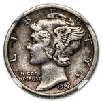 1926-S Mercury Dime XF-45 NGC