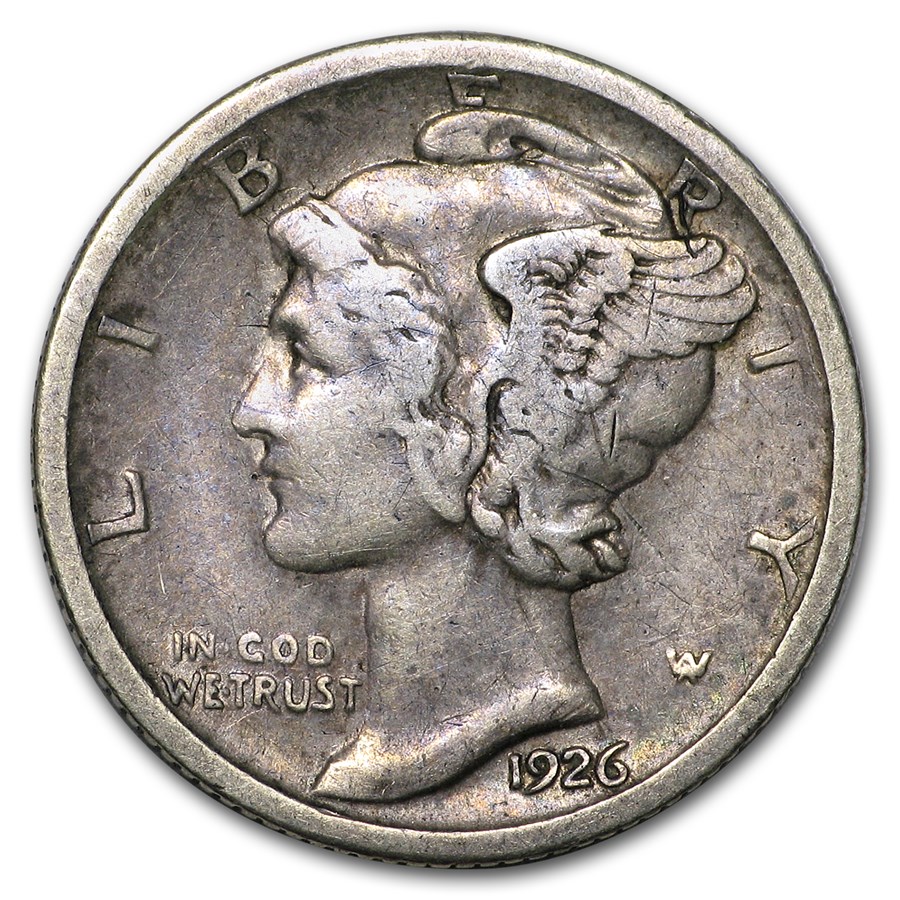 Buy 1926S Mercury Dime XF APMEX Buy 1926S Mercury Dime XF APMEX